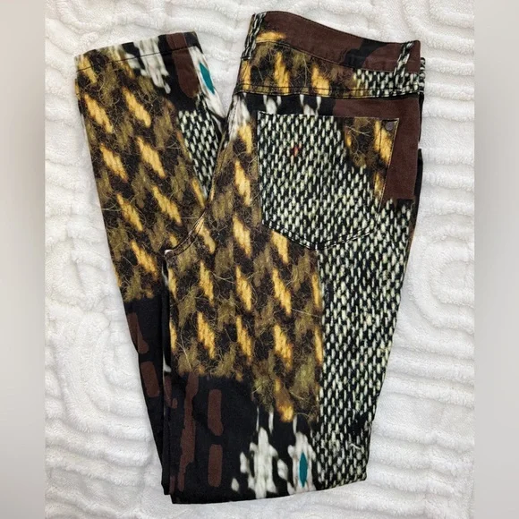 Trina Turk Multi-Color Straight Leg Jeans